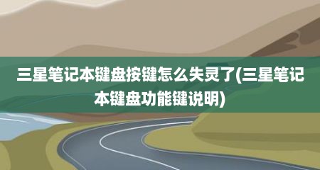 三星笔记本键盘按键怎么失灵了(三星笔记本键盘功能键说明)