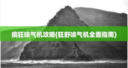 疯狂喷气机攻略(狂野喷气机全面指南)