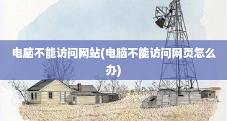 电脑不能访问网站(电脑不能访问网页怎么办)