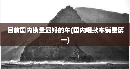 目前国内销量最好的车(国内哪款车销量第一)