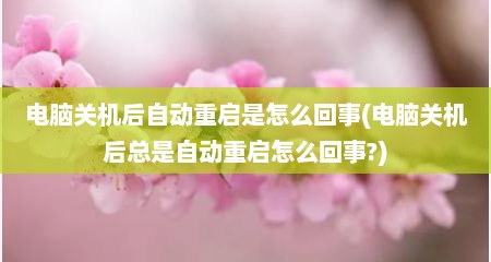 电脑关机后自动重启是怎么回事(电脑关机后总是自动重启怎么回事?)