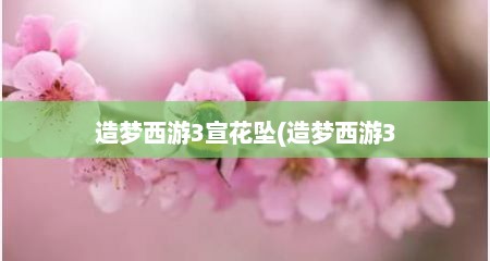 造梦西游3宣花坠(造梦西游3