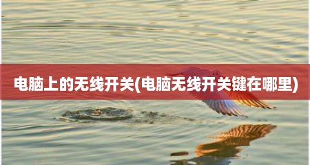 电脑上的无线开关(电脑无线开关键在哪里)