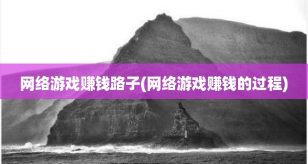 网络游戏赚钱路子(网络游戏赚钱的过程)