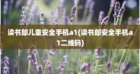 读书郎儿童安全手机a1(读书郎安全手机a1二维码)