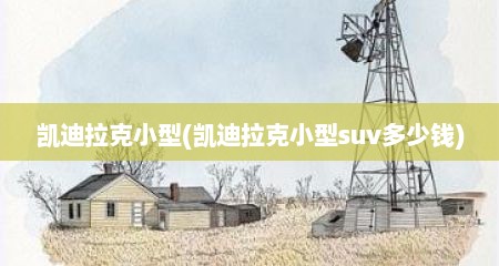 凯迪拉克小型(凯迪拉克小型suv多少钱)