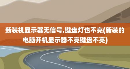 新装机显示器无信号,键盘灯也不亮(新装的电脑开机显示器不亮键盘不亮)