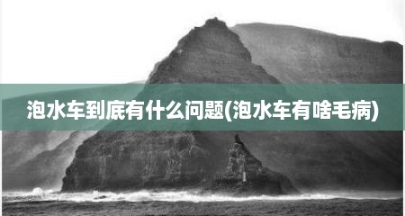泡水车到底有什么问题(泡水车有啥毛病)