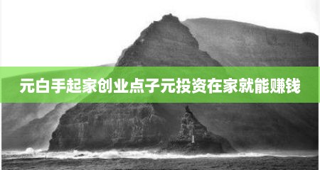 元白手起家创业点子元投资在家就能赚钱