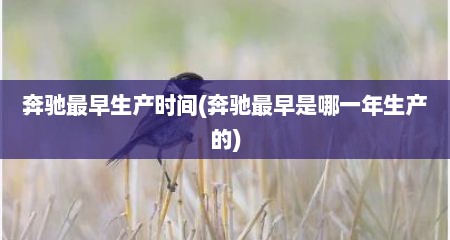 奔驰最早生产时间(奔驰最早是哪一年生产的)