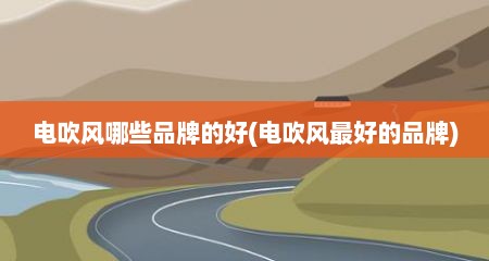 电吹风哪些品牌的好(电吹风最好的品牌)