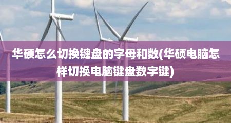 华硕怎么切换键盘的字母和数(华硕电脑怎样切换电脑键盘数字键)