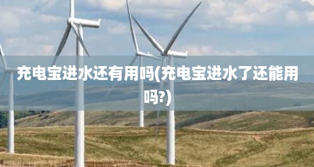 充电宝进水还有用吗(充电宝进水了还能用吗?)