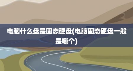 电脑什么盘是固态硬盘(电脑固态硬盘一般是哪个)