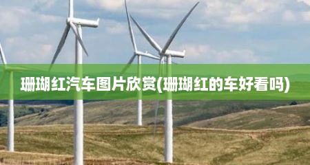 珊瑚红汽车图片欣赏(珊瑚红的车好看吗)