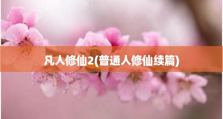 凡人修仙2(普通人修仙续篇)