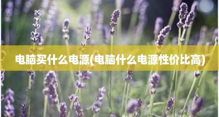 电脑买什么电源(电脑什么电源性价比高)