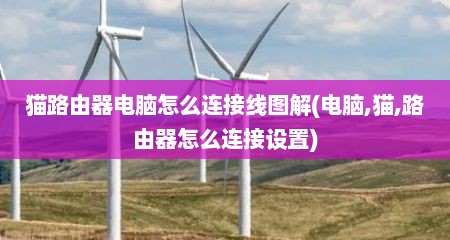 猫路由器电脑怎么连接线图解(电脑,猫,路由器怎么连接设置)