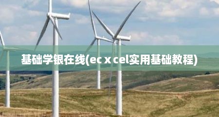 基础学银在线(ecⅹcel实用基础教程)