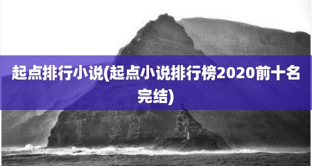 起点排行小说(起点小说排行榜2020前十名完结)