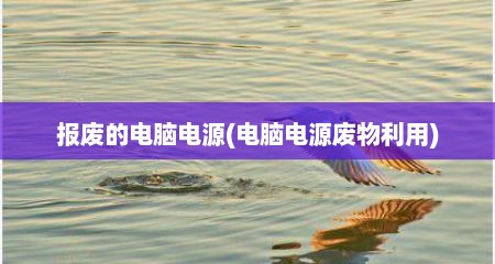 报废的电脑电源(电脑电源废物利用)