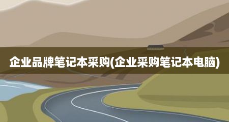 企业品牌笔记本采购(企业采购笔记本电脑)