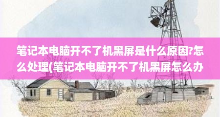 笔记本电脑开不了机黑屏是什么原因?怎么处理(笔记本电脑开不了机黑屏怎么办?)