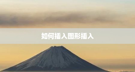 如何插入图形插入