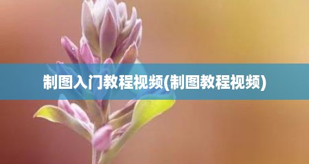制图入门教程视频(制图教程视频)