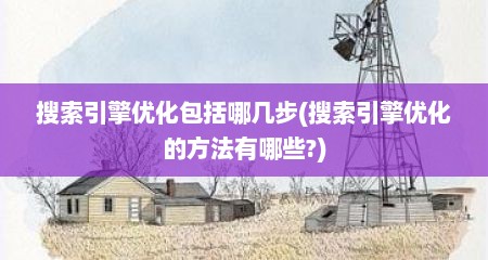 搜索引擎优化包括哪几步(搜索引擎优化的方法有哪些?)
