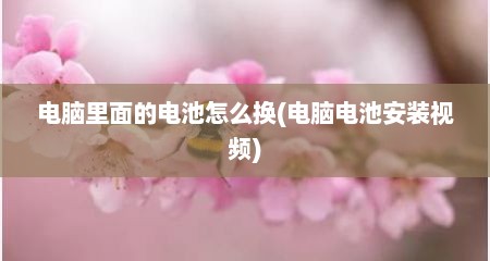 电脑里面的电池怎么换(电脑电池安装视频)