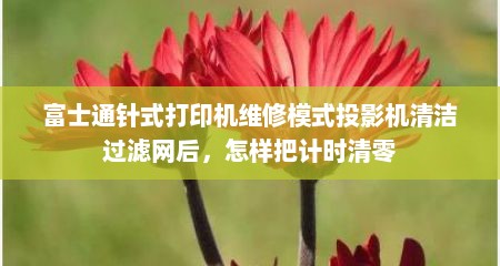 富士通针式打印机维修模式投影机清洁过滤网后，怎样把计时清零