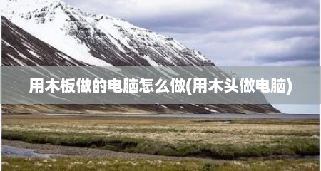 用木板做的电脑怎么做(用木头做电脑)