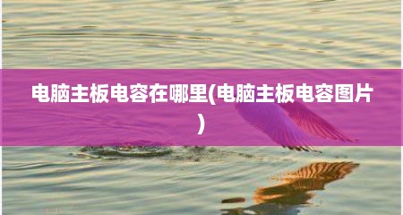 电脑主板电容在哪里(电脑主板电容图片)