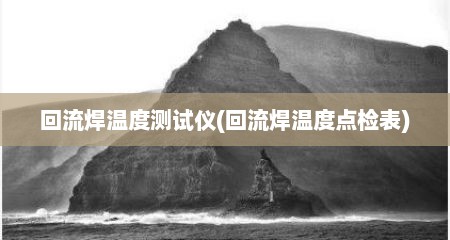 回流焊温度测试仪(回流焊温度点检表)
