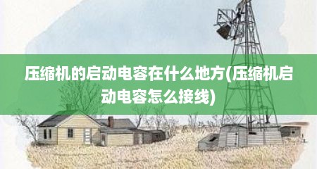压缩机的启动电容在什么地方(压缩机启动电容怎么接线)