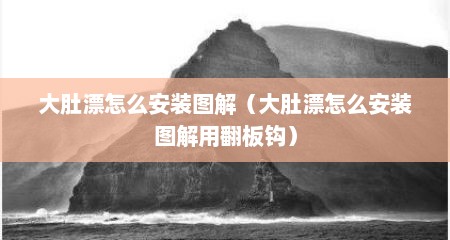大肚漂怎么安装图解（大肚漂怎么安装图解用翻板钩）