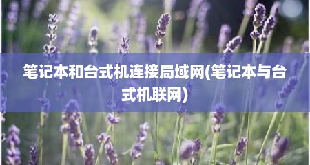 笔记本和台式机连接局域网(笔记本与台式机联网)