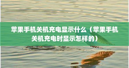 苹果手机关机充电显示什么（苹果手机关机充电时显示怎样的）
