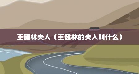 王健林夫人（王健林的夫人叫什么）