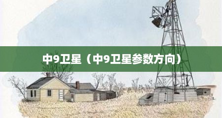 中9卫星（中9卫星参数方向）