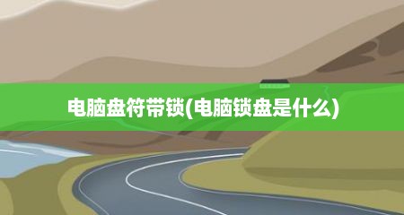电脑盘符带锁(电脑锁盘是什么)