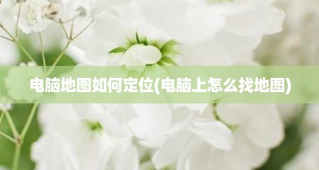 电脑地图如何定位(电脑上怎么找地图)