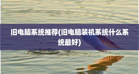 旧电脑系统推荐(旧电脑装机系统什么系统最好)