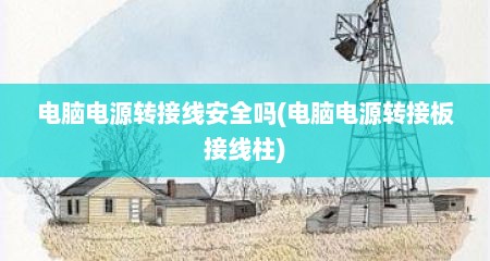 电脑电源转接线安全吗(电脑电源转接板接线柱)