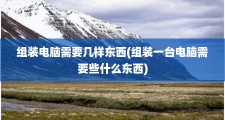 组装电脑需要几样东西(组装一台电脑需要些什么东西)