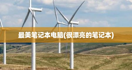 最美笔记本电脑(很漂亮的笔记本)