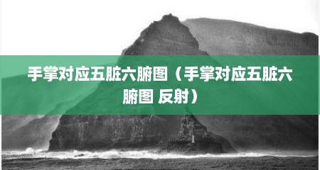 手掌对应五脏六腑图（手掌对应五脏六腑图 反射）