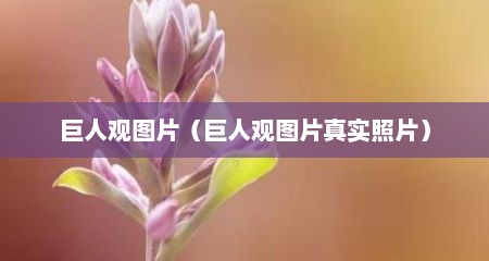 巨人观图片（巨人观图片真实照片）