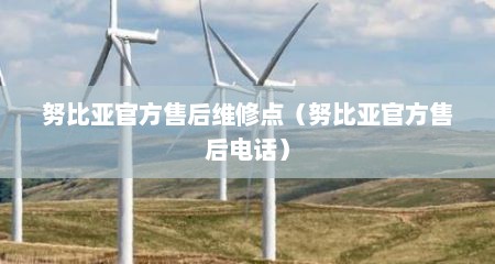 努比亚官方售后维修点（努比亚官方售后电话）